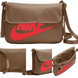 ☀️3/$25 Nike Futura Crossbody Bag brown